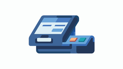 Payment options vector icon. This rounded flat symbol