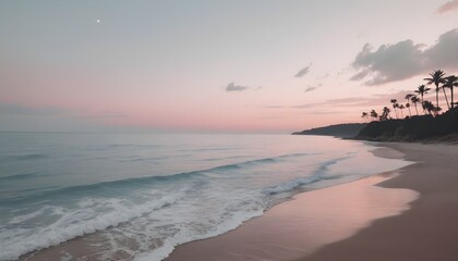 Beautiful beach. Peaceful, calm, aesthetic