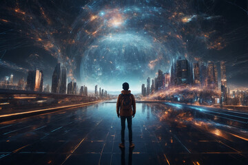 example of a future world with a metaverse