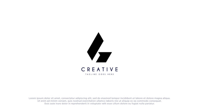 Initial Letter BL logo design vector inspiration.
