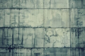 Concrete wall texture with stains and weathered look, evoking an industrial and urban atmosphere - Concept of decay, durability, and urban textures
