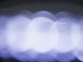 Abstraktes Motiv mit weißem Bewegungsmuster mit Licht vor grauem Hintergrund 