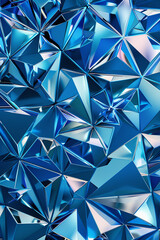 Glossy metallic geometric triangle patterns for background