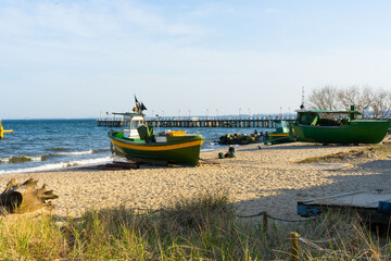 boats on the beach sea, ship, fishing, water