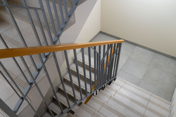 staircase in a building house floor