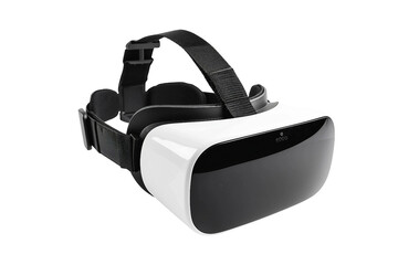 Virtual Reality Headset On Transparent Background.