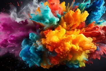 Vibrant and mesmerizing colorful smoke - the worlds best background for stunning visuals