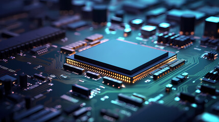 Main microchip on the motherboard