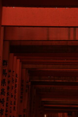Fototapeta na wymiar Fushimi Inari Taisha shrine in Kyoto