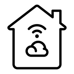 Smarthome Cloud Connection Icon