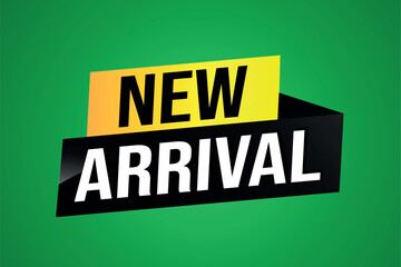 new arrival poster banner graphic design icon logo sign symbol social media website coupon

