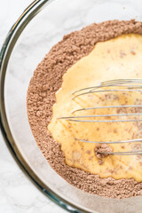 Whisking Delight - Chocolate Bundt Cake in the Making