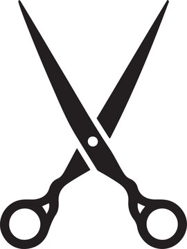 recommend clip art: Scissors vector icon flat style on white background. Simple illustration of sewing scissors vector icon for web.