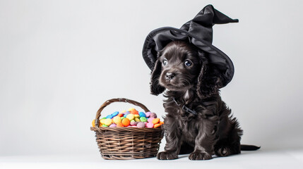 Halloween theme dog
