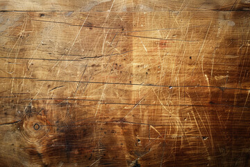 An old wooden surface with scratches - obrazy, fototapety, plakaty