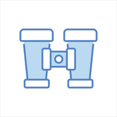 Binocular  icon editable stock vector