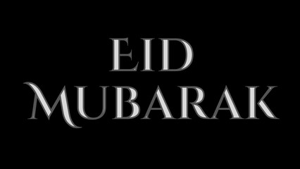 Fototapeta na wymiar text of Eid Mubarak , Eid Mubarak