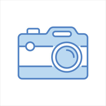 Camera  icon editable stock vector