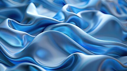 Obraz premium 3d abstract shapes with dark blue neon color backgrounds