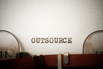 Outsource concept view - 770589313