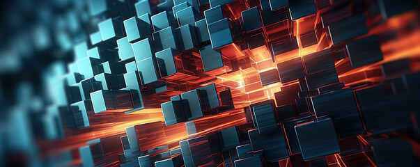 Digital background for tech, AI, data, audio, graphics, and more