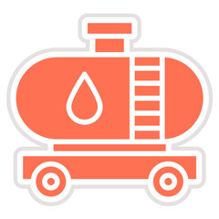 Oil tank Vector Icon Design Illustration