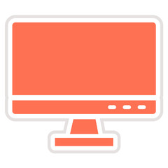 Monitor Vector Icon Design Illustration