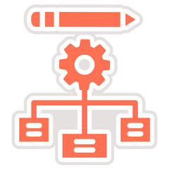 Framework Vector Icon Design Illustration