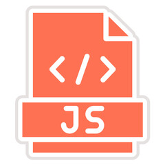 Javascript Vector Icon Design Illustration