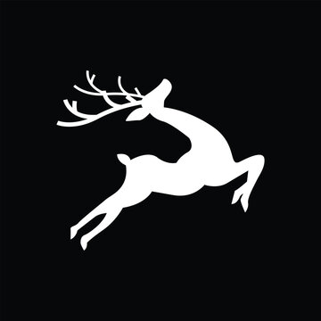 deer jump icon 