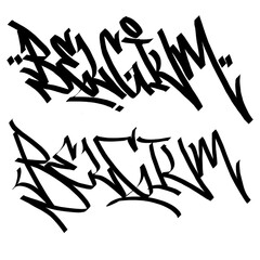 Obraz premium BELGIUM letter the country name on the world digital illustration graffiti handstyle signature symbol tags painting with black and white color