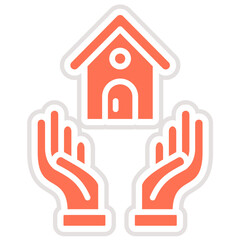 House insurance Vector Icon Design Illustration