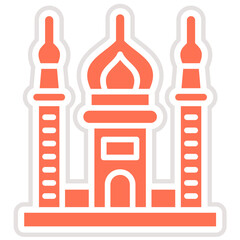 Mosque Vector Icon Design Illustration