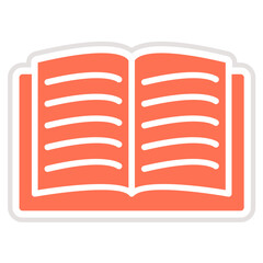 Book Vector Icon Design Illustration