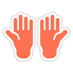 Gloves Vector Icon Design Illustration