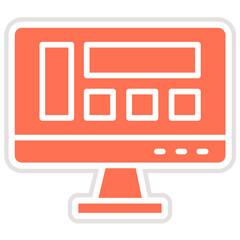 Layout Vector Icon Design Illustration