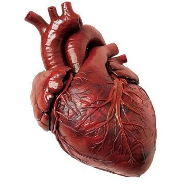 human heart anatomy model