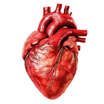 human heart anatomy model