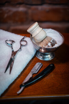 Scissors and shaving accessories