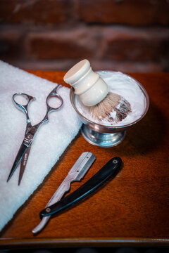 Scissors and shaving accessories