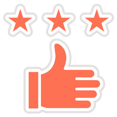 Customer Review Vector Icon Design Illustration