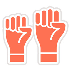 Protest Vector Icon Design Illustration