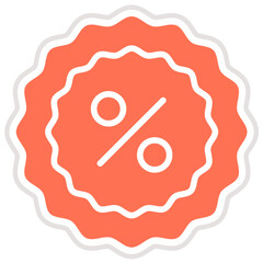 Discount Vector Icon Design Illustration
