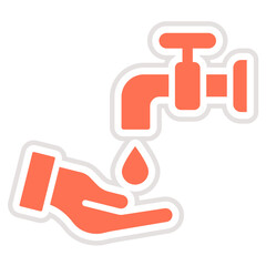 Wudhu Vector Icon Design Illustration