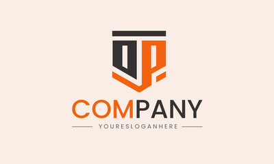 business logo design. OP, PO, OJPA, DA, DAP, DJPA Abstract initial monogram letter alphabet logo template design