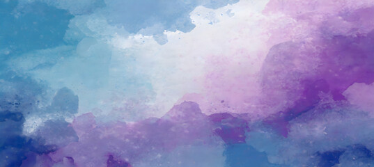 Blue and purple random background with copy space. Generative AI.
