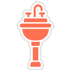 Sink Vector Icon Design Illustration