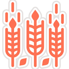 Wheat Vector Icon Design Illustration