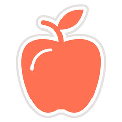 Apple Vector Icon Design Illustration
