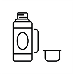 Thermos  icon editable stock vector